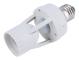 E27 Rörelsesensor Ljus Switch 100-240V Rörelsedetektor E27 Bas Lampa hållare