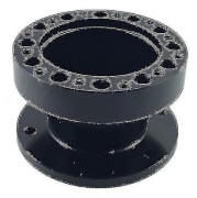 51mm Rattstyrningsavståndsadapter Nav Boss Kit Universal Aluminium 1st - Svart