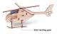 Helikopterformade monterade leksaker robusta hållbara monteringsplan pusselspel modellleksak pedagogiska leksaker intellektuell utveckling