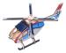 Helikopterformade monterade leksaker robusta hållbara monteringsplan pusselspel modellleksak pedagogiska leksaker intellektuell utveckling