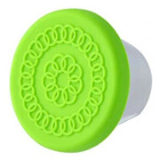 1/2/3/5 breda stålskålsdressingbehållare tätning salladsdressingkoppar Green lid 1 Pc
