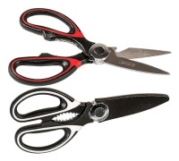Piao Twin-pack Multipurpose Kökssax - Kraftig kökssax, rostfritt stål diskmaskinsäker, kött, fjäderfä, kyckling, även för allmänna oss