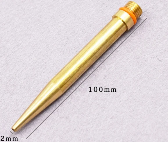 Limpistolmunstycke Smältlimpistolmunstycke 100X2,0MM (KONISK) 100x2.0mm(conical)
