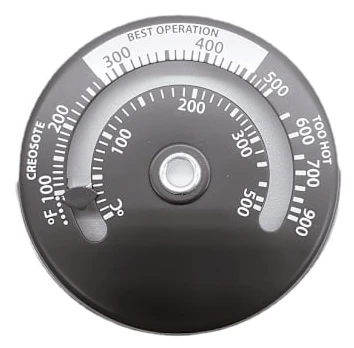 Magnetisk spis termometer eld spis rör temperaturmätare för