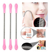 10 Stycken Hårfjäderstav för Damer Ansiktsmakeup Remover Hårborttagningsverktyg Effektiv Epilator Ansiktsepilator QYRoadWolf