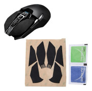 för G903 Mus Skin Svettresistenta Kuddar Halkfria Mus Sidoklistermärken (FMY) Black