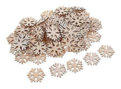2x 100 st Snöflinga Form Tomma Trädekorationer Hantverk DIY Scrapbooking
