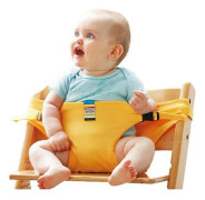 Babysele för hög stol, bärbar matningsbälte