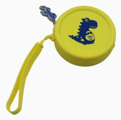 Rund Plånboksförvaringsväska GUL Yellow