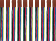 10 st Bordsmärken med Band Färgglada Trassel Design Läs Bordsmärke Present för Dagbok