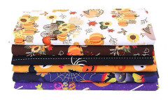 Diy handsydd barn bomull tryckt Halloween pumpa