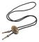 Bolo Tie- Handgjord Western Cowboy Black Vintage Cicada Penda