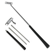 /EA/Putter Hopfällbar 3-delad Tvåvägsputter med Bollar Vänster- och Högerhänt Lätt att Använda för Barn Vuxna Klubbtillbehör