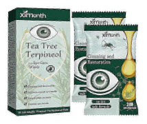 Ögonlockrengöringservetter, ögonkvalsterborttagningsservetter, tea tree-olja, återfuktande för torra ögon, rengöringsservetter, kliande ögon