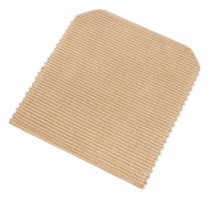 Andningsbart bilstolsskydd för sommarbruk, is-silke, säkert grepp Beige