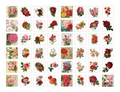 100 st Handbok Dekorationsklistermärken Blomma Dekorativa Klistermärken DIY Tema Klistermärken för Dagbok Planerare Scrapbook