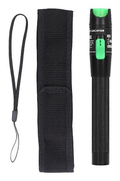 Svart Fiberoptisk Visuell Fel Lokaliserare Ergonomiskt Halkfritt Handtag Rött Ljus Penna Testare HT 20 Mer Än 20mW