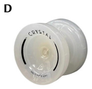Yoyo - Magic Toy Yoyo K2, Transparent, Färgglad, För Pojkar, Klassisk, Barndom, Boll, För Nybörjare LGL K2 White