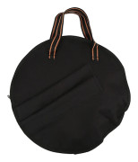 Dumb Drum Bag Bärbar Oxford Tyg Slagverksinstrument Väska Svart Gul Rand