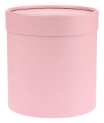 1st Flower Box Rose Bukett Boxes Rund Box for Flower Arrangem Pink