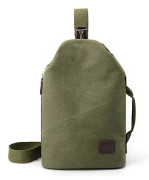 Slingväska - Liten crossbody-ryggsäck axelväska casual dagryggsäck Military green