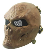 REikirc Helmask för Airsoft med Öronsskydd CS Halloween Cosplay Masker dry bones