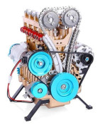 Bil Mini Inline fyrcylindrig motormodellsats Vuxenleksak Bästa presenten pedagogiska hartssmycken