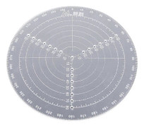 200/300MM Transparent Akryl Ritcirklar Rund Center Finder Verktyg Svarv