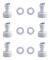 6 st vattenrenare Adapter Variabel diameter genom intern 6 pcs