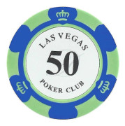 1278 | 20 ST Kasinochips - Portabla spelmarker för Las Vegas Coin{h} 50 Face Value