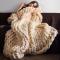 Hand Arm Stickning Filt Tjock DIY Chunky Garn Roving Stickad Filt Bulky Garn Vinter Varm