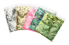 5PCS/Set Ansiktsnagel Hår Glitterpulver Paljetter Paillette Dekoration Makeup Verktyg 2#