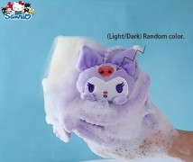 1 st Sanrio Kuromi & Cinnamoroll Badboll - Mjuk Exfolierande Duschsvamp med Friktionsskum, Söt Tecknad Design för Ryggskrubbning, Bad & Dusch... Purple