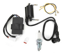 Tändspole CDI Tändstift Ersättning för Kawasaki Bayou 300 KLF300B 1988-2004