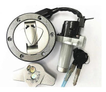 Tändningslås set Kompatibelt med Benelli Keeway Generic KSR Moto Ride RKV VLM VLC CODE BLUR 125 150 200 Stels Flame 200 Leopard tomact 200-Perfet 6 Holes