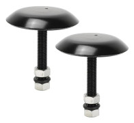 Rostfria DualPoint Kontakt Snöplogsblad Glidskor Kit 2st Stålset Passar SportsmanRanger Razor ATV UTV 2873423