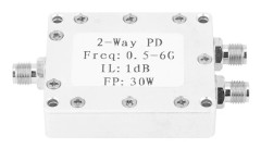 0,5-6GHz 30W 2-vägs RF-effektdelningsmodul