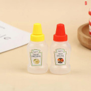 2/3 st Mini Tomatketchupflaska Portabel Liten Såsbehållare Salladsbehållare[YJD] B 2pcs