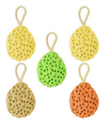 5 st hydrofila badsvampar, exfolierande loofah badsvampar,