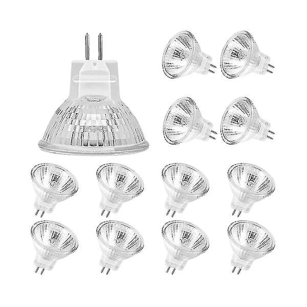 MR11 halogenlampor (12-pack), GU4 halogenlampa 12V 20W, MR11 GU4 dimbar lampa för takbelysning