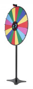 Snurrande lyckohjul, 18 fält, 91x34,5x181 cm, torkbar yta, spel