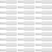 Kabelmärken av , Stora, Vita (30-pack) Skrivbara Sladdmärken, Trådmärken, Kabelmärken och Trådmärken för Kabelhantering och Organisering