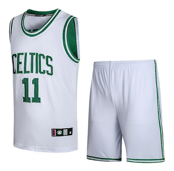 Aveki baskettrÖja fÖr mÄn, 11 Celtics-trÖjor, modebaskettrÖja, present till basketfans, vit, 3xl V