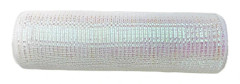 Jul Poly Mesh Band Kant Metallisk Folierulle för Krans Sömnad Rosetter