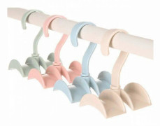 Slipsställ Stöveltorkställning Garderob Hängande Organizer Slipshängare Krokar Slipsbälteshängare Strumphängare Skor 9,7*12,6*6,7cm Blå, grön, rosa, vit