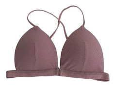 Trådlös bh andningsbar push up bralette gängad bomull fram