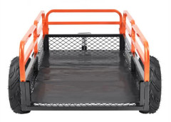 Tippvagn, 200x66x76 cm, Svart, Stål