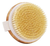 Torrborstning Kroppsborste Naturlig Borst Kroppsskrubb Hudborste För Bad Och Kropp Beijiyi