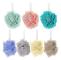 7st Badboll Dusch Loofah Exfolierande Duschsvamp Kroppsskrubb Badtillbehör