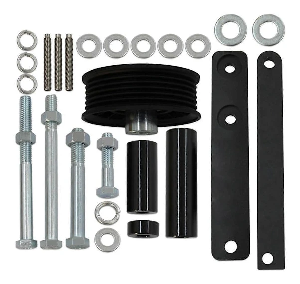 Bil Off Road Luftpump Kit Pump Remskiva Kit för C4 L98 -1991 Svart